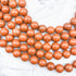 10mm Red Jasper Bead Strand P13