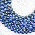 10mm Dyed Royal Blue Tiger's Eye Bead Strand C27