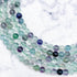 4mm Rainbow Fluorite Bead Strand Q11