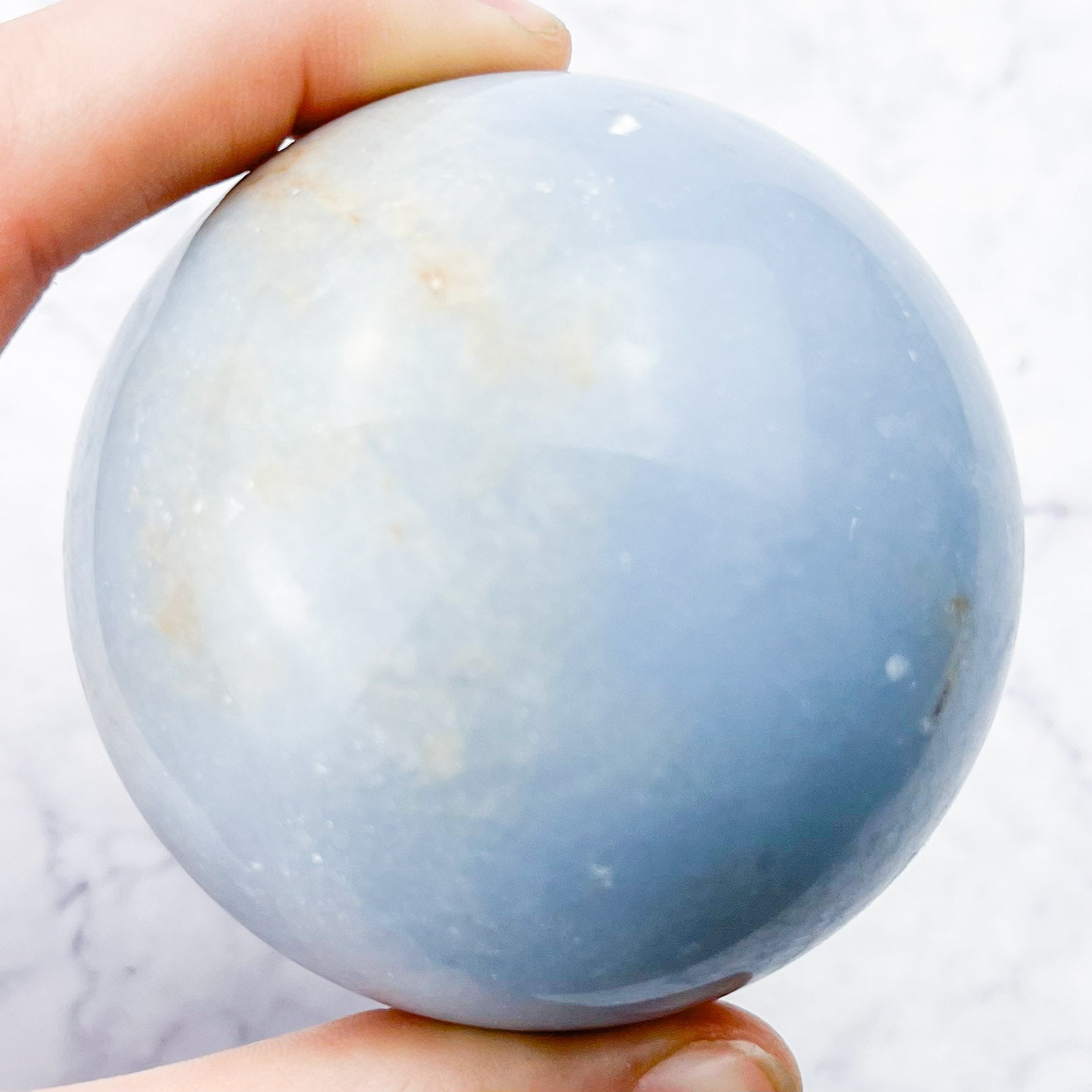 2.5 Inch Angelite Sphere A161