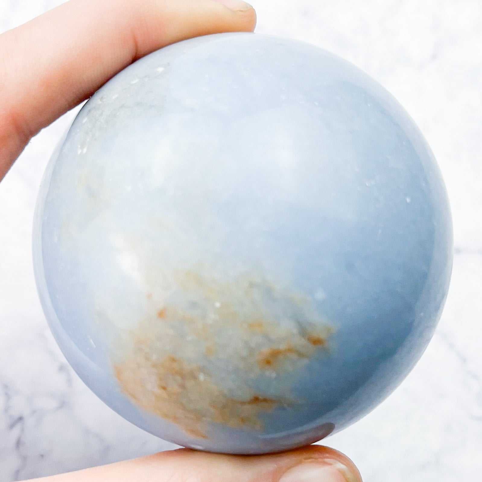 2.5 Inch Angelite Sphere A161