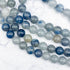 8mm Blue Strawberry Quartz Bead Half Strand M14