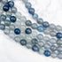 6mm Blue Strawberry Quartz Bead Half Strand A10