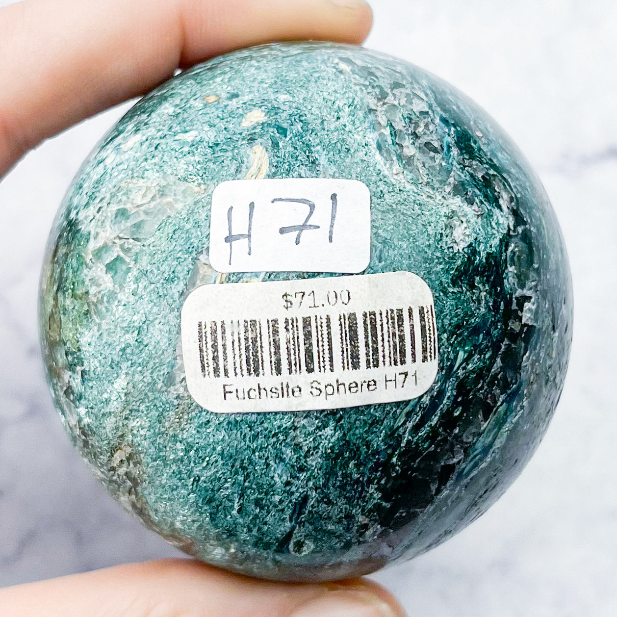 2.25 Inch Fuchsite Sphere H71