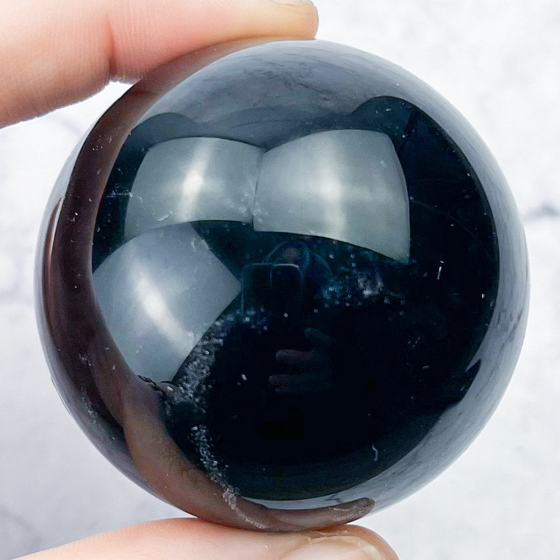 2 Inch Rainbow Obsidian Sphere P52