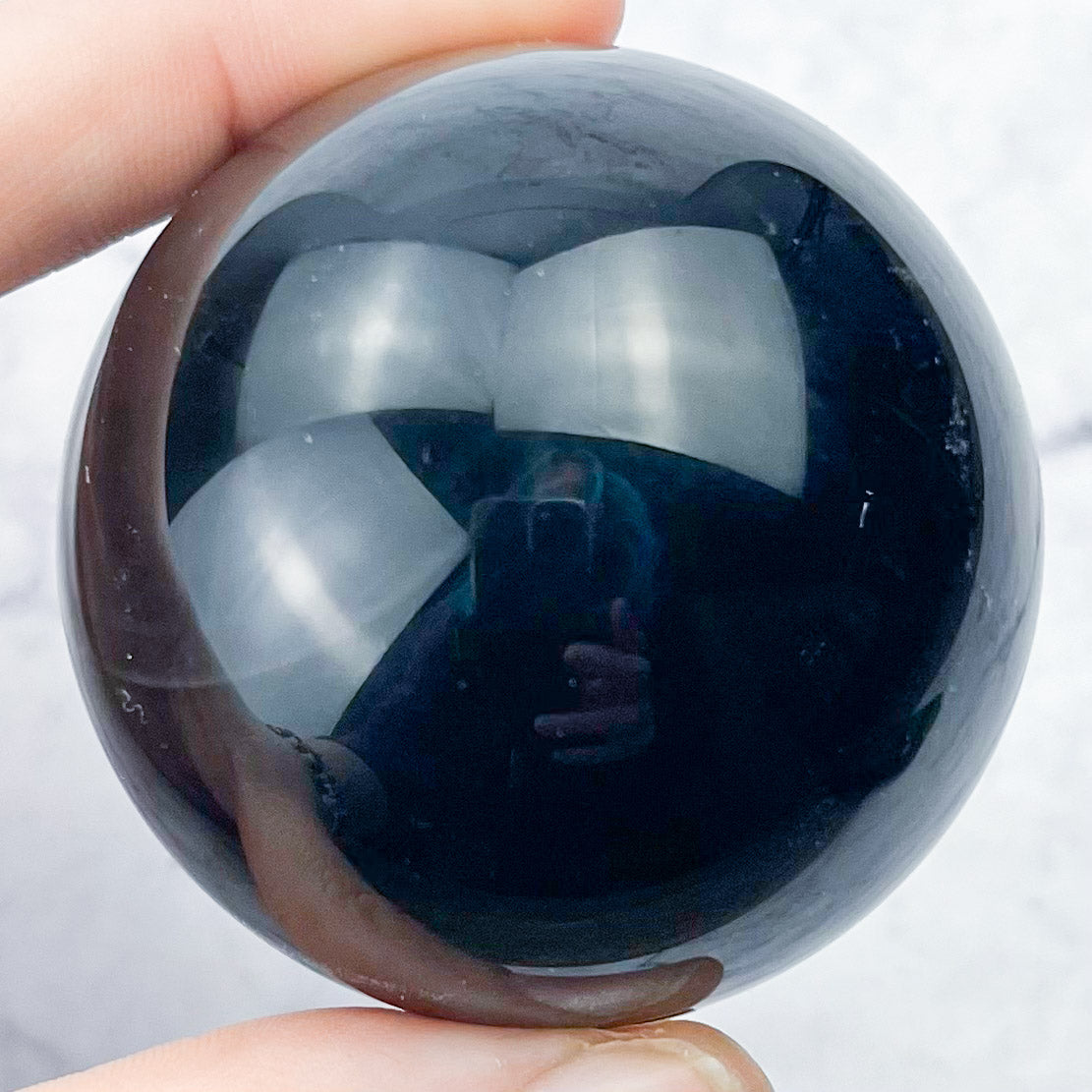 2 Inch Rainbow Obsidian Sphere P52