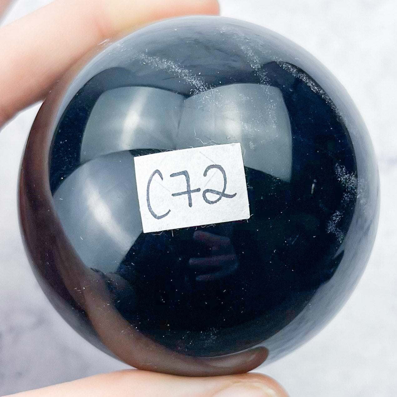 2.25 Inch Rainbow Obsidian Sphere C72