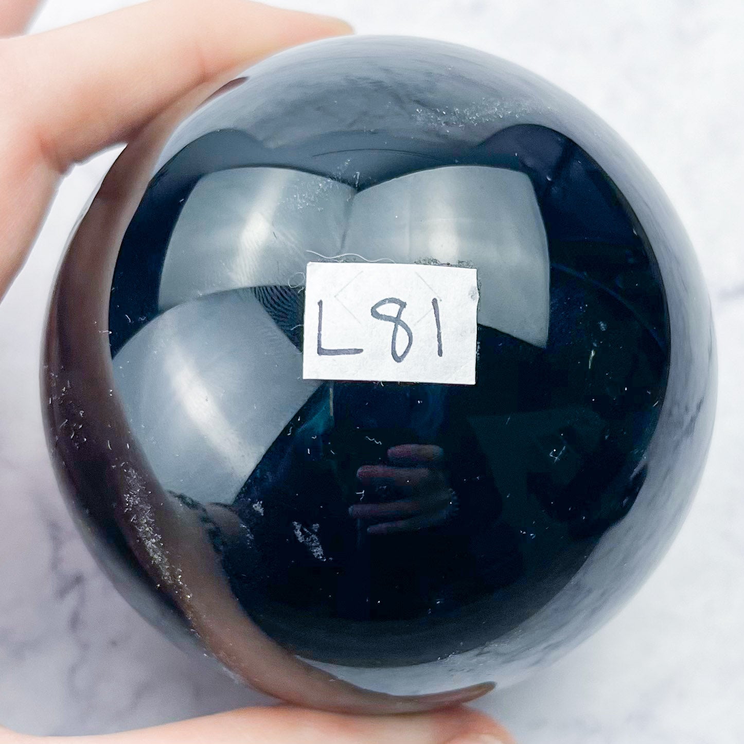 2.75 Inch Rainbow Obsidian Sphere L81