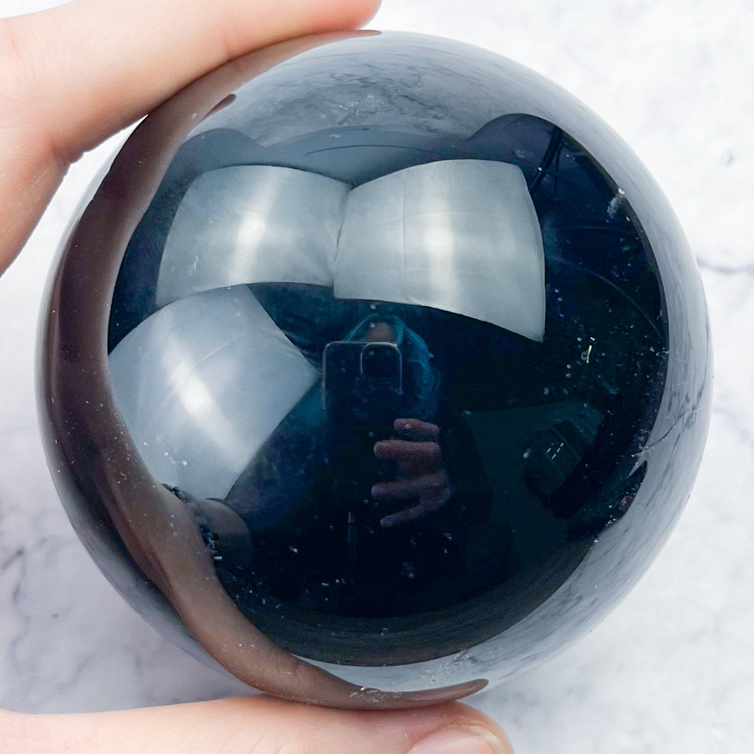 2.75 Inch Rainbow Obsidian Sphere L81