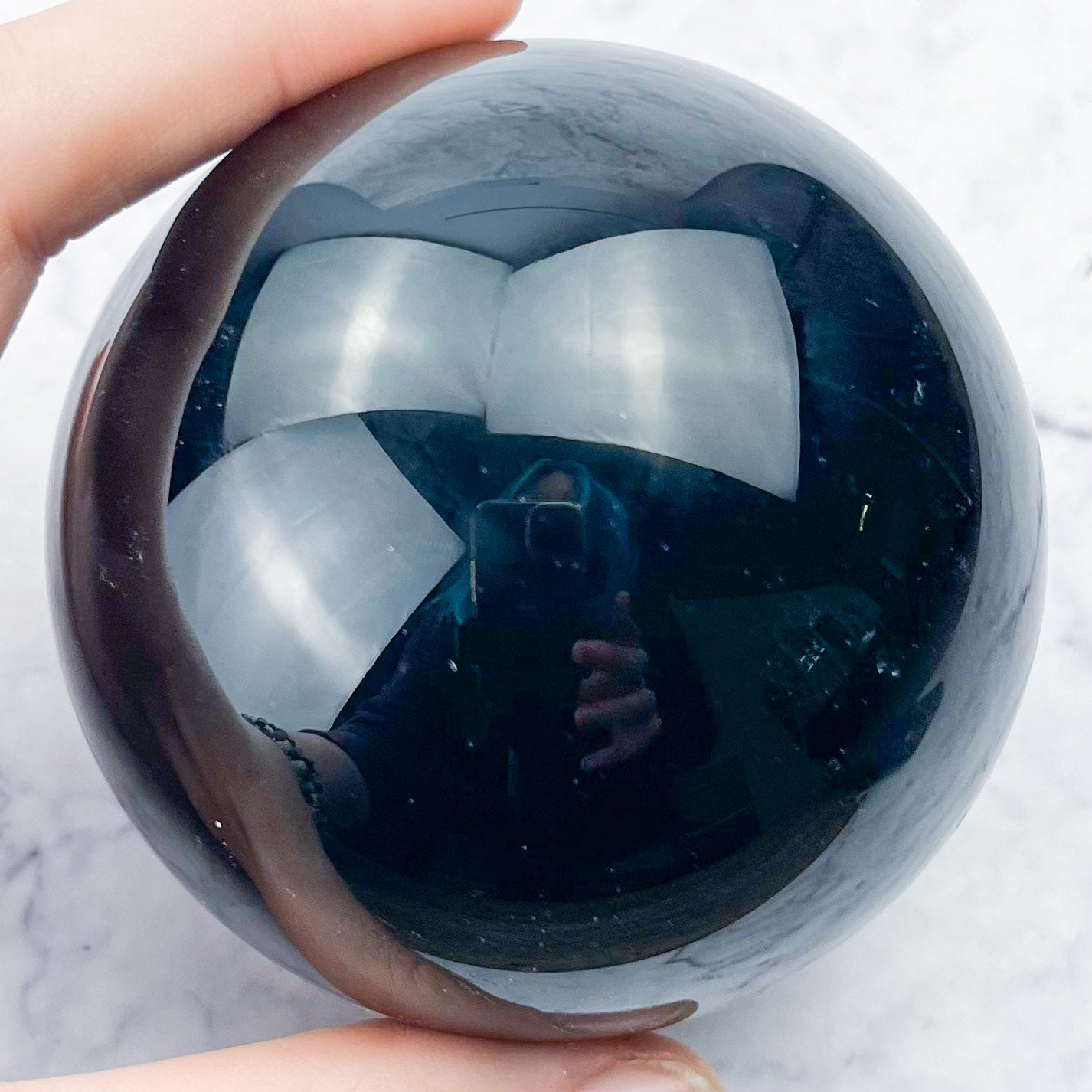 2.75 Inch Rainbow Obsidian Sphere L81