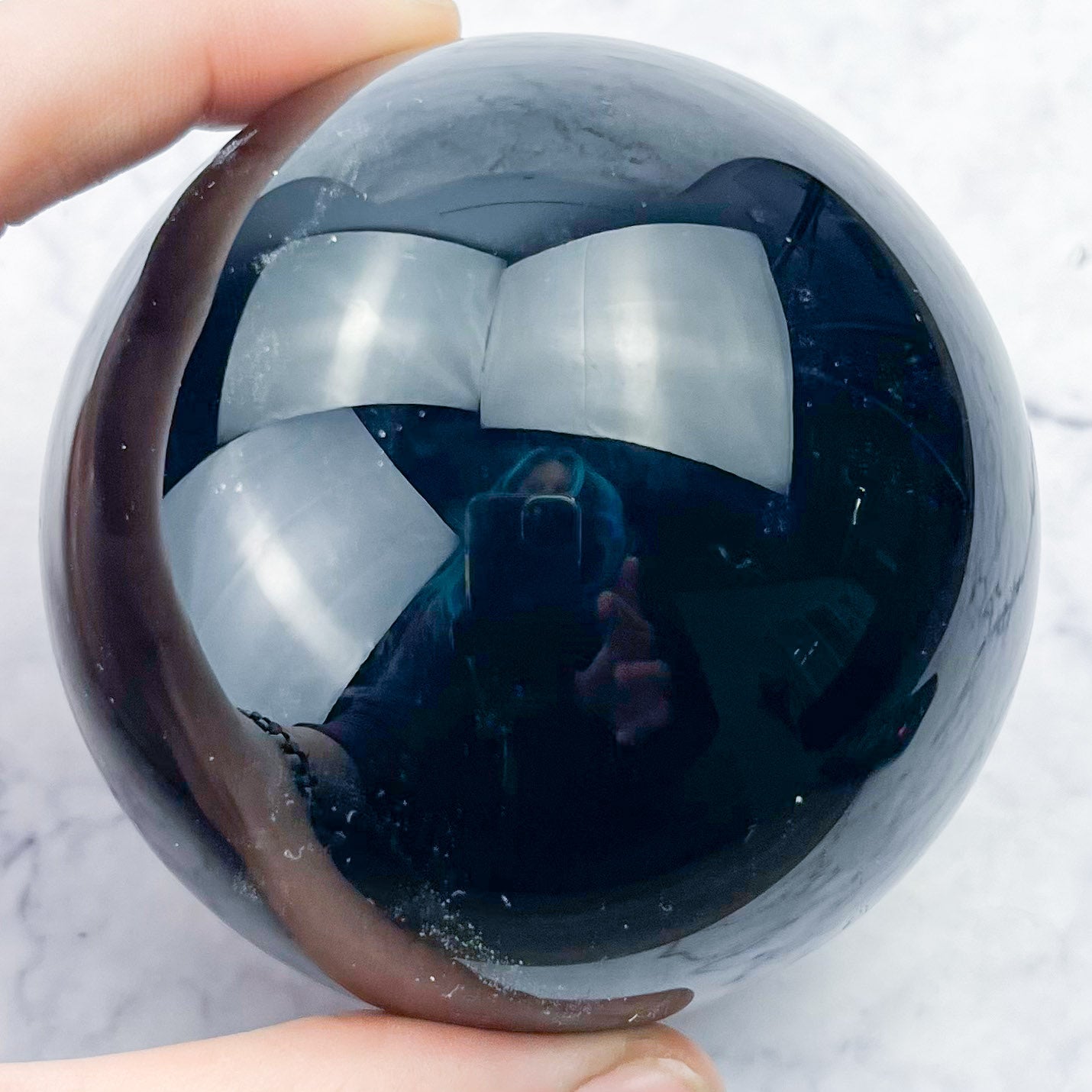 2.75 Inch Rainbow Obsidian Sphere L81