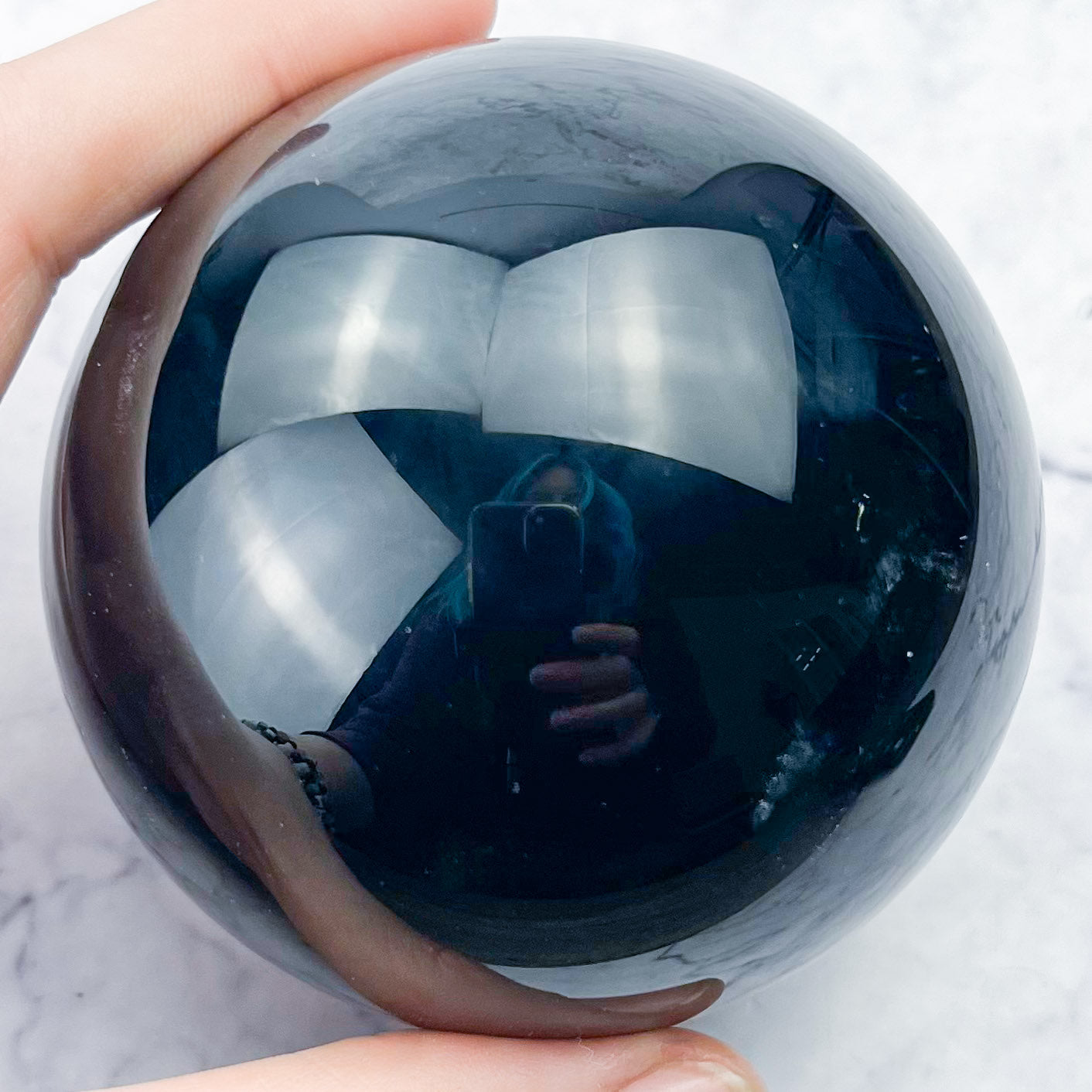 2.75 Inch Rainbow Obsidian Sphere L81