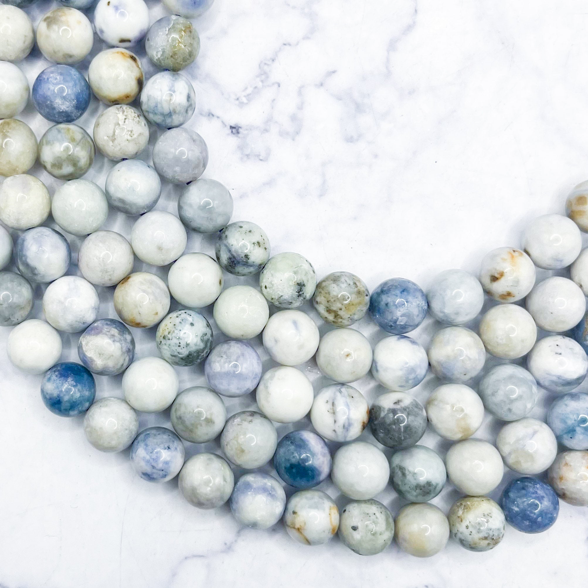 10mm Hackmanite Bead Half Strand V32