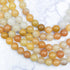 8mm Orange Aventurine Bead Strand B10