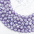 8mm Dark Lepidolite Bead Strand B16