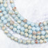 6mm Impression Jasper/Aqua Terra Bead Strand R10