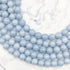 8mm Angelite Bead Half Strand M14