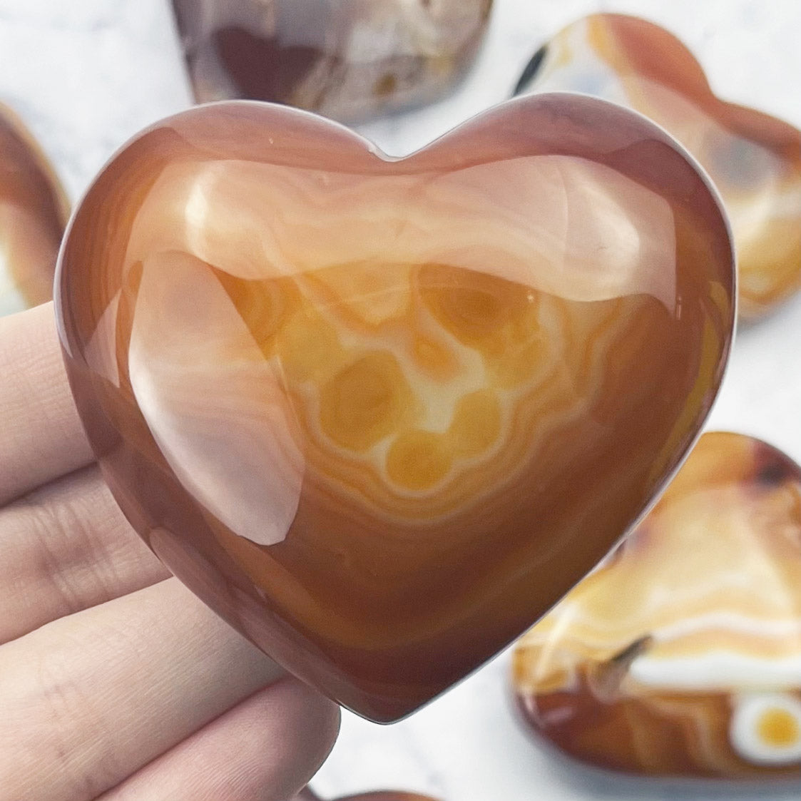 Red Sardonyx Heart $23