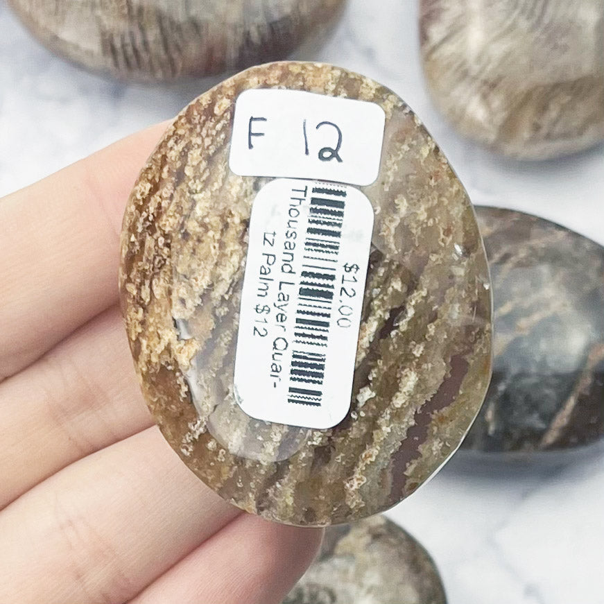 Thousand Layer Quartz Palm $10