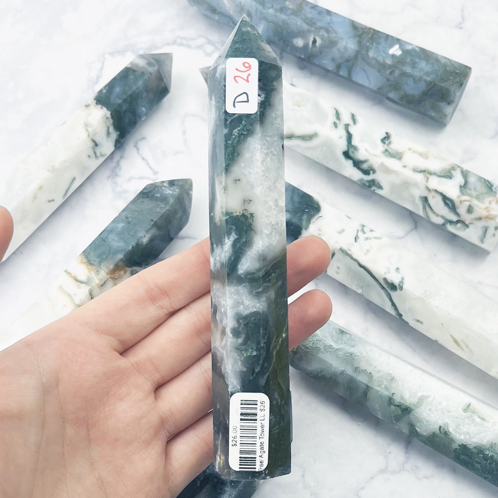 Tree Agate Tower LL $26