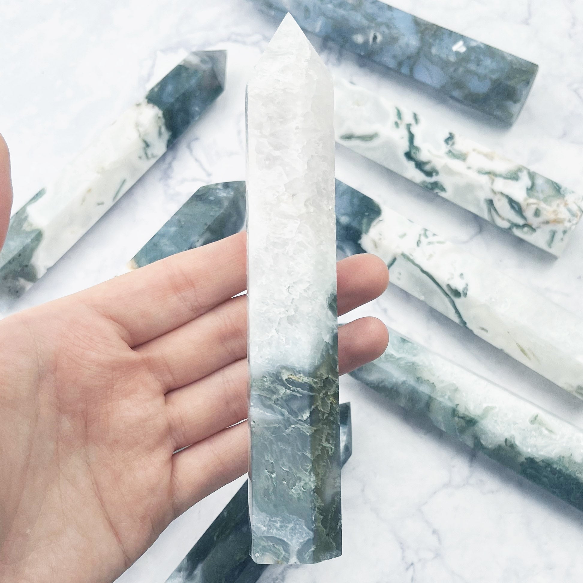 Tree Agate Tower $30