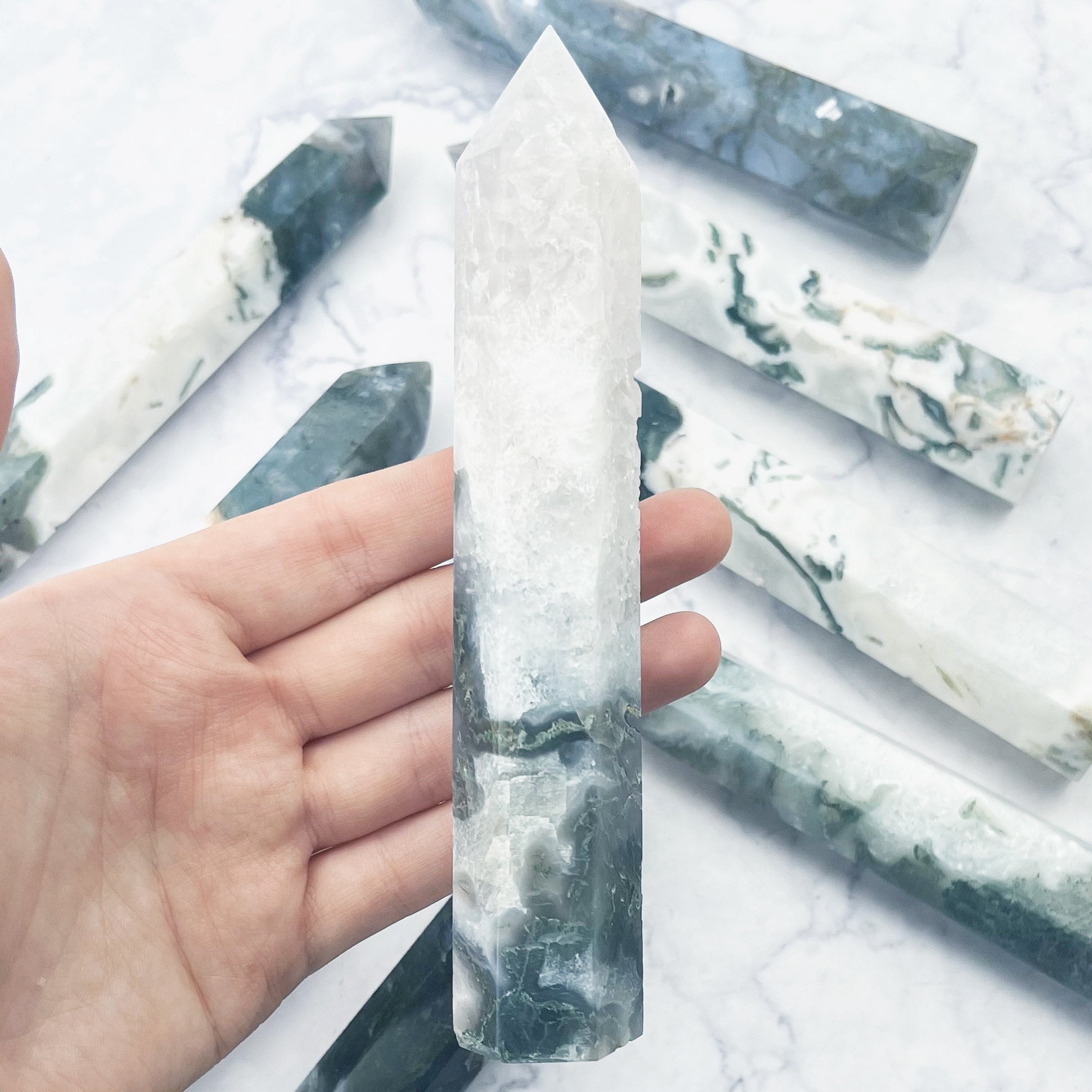 Tree Agate Tower $30