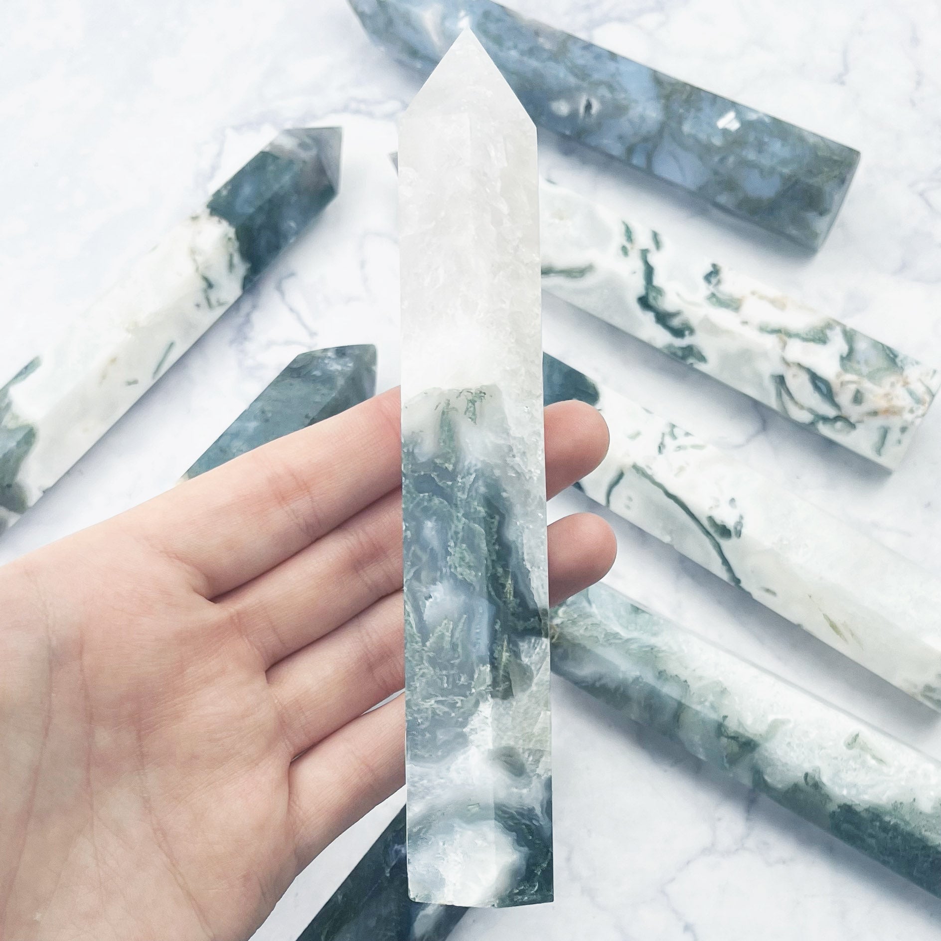 Tree Agate Tower $30