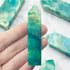 Dyed Green Moonstone Tower $16