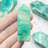 Dyed Green Moonstone Tower $14