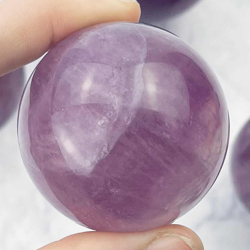 Purple Fluorite Sphere $26