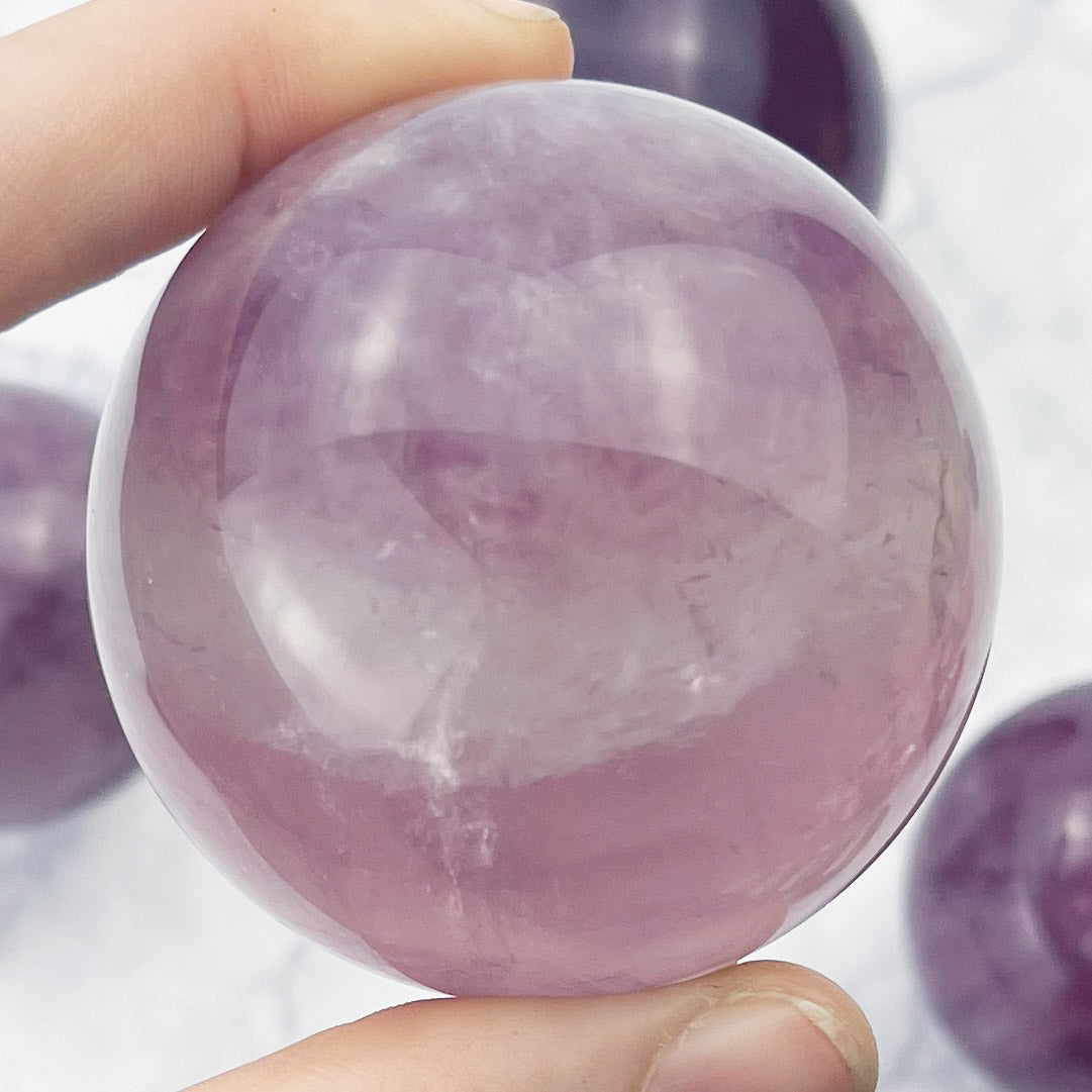 Purple Fluorite Sphere $42
