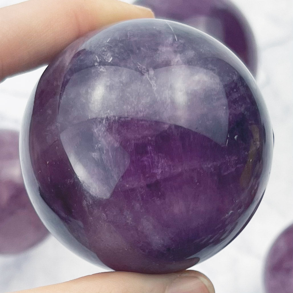 Purple Fluorite Sphere $50