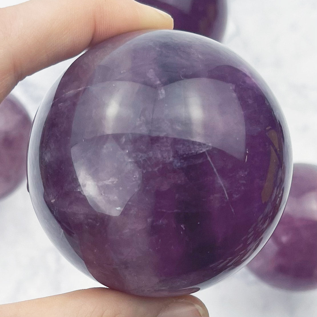 Purple Fluorite Sphere $60