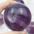 Purple Fluorite Sphere $60