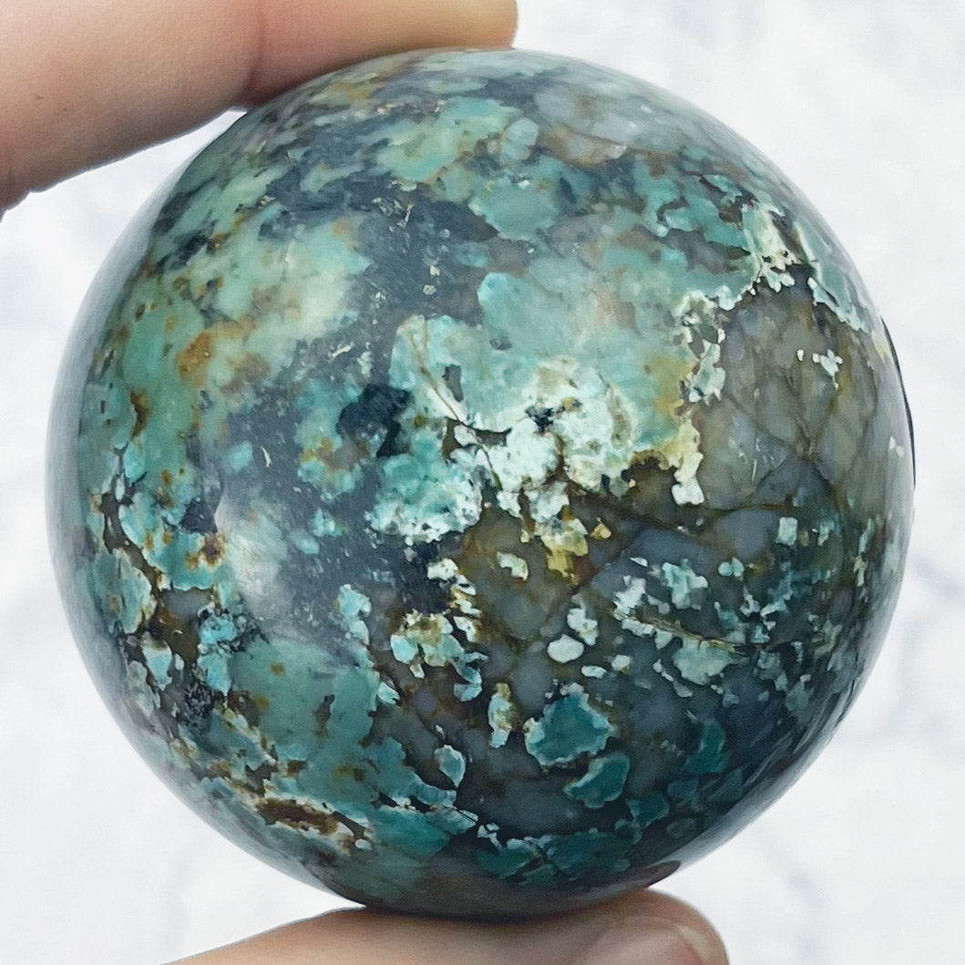 African Turquoise Sphere $52