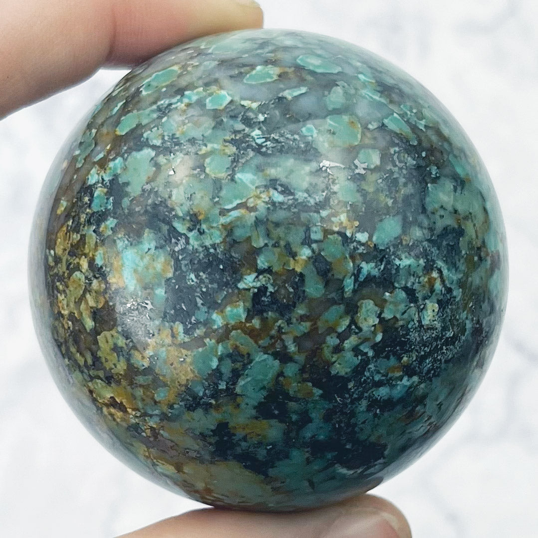 African Turquoise Sphere $52