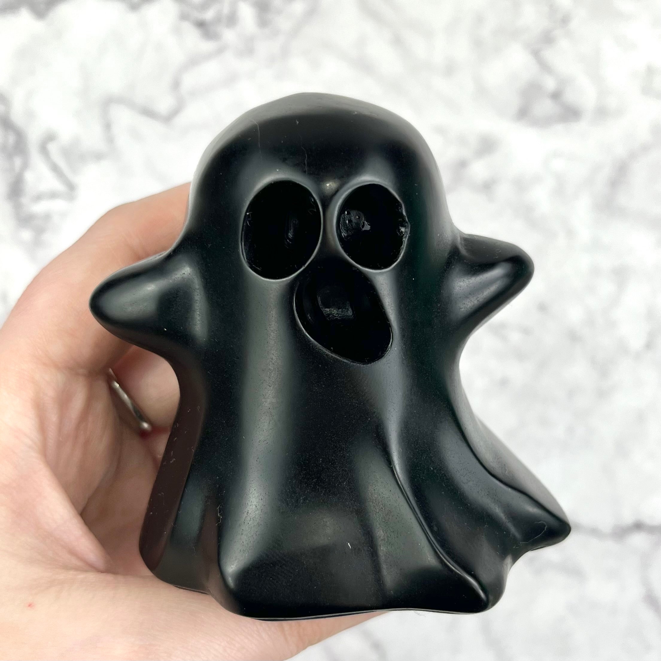 3.25 Inch Black Obsidian Ghost