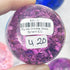 Purple Crackle Glass Sphere $20