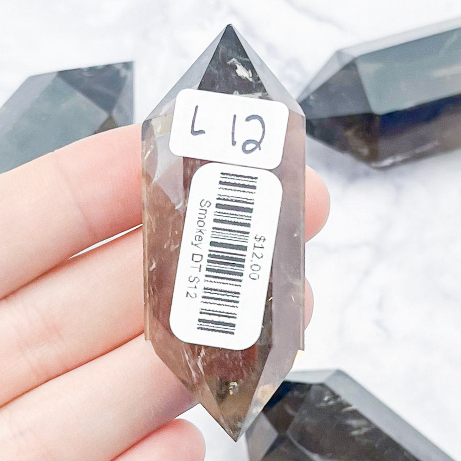 Smoky Double Terminated Point $12