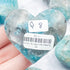 Dark Smoky Amazonite Heart $8
