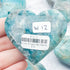 Dark Smoky Amazonite Hearts $12