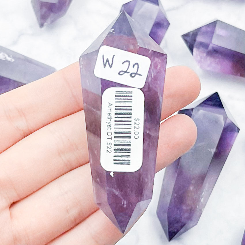 Amethyst Double Terminated Point $22