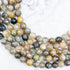 8mm Faceted Multi Moonstone Bead Half Strand N20