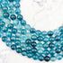 8mm Blue Fluorite Bead Half Strand M15