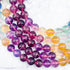 10mm Multi Berry Fluorite Bead Half Strand M44