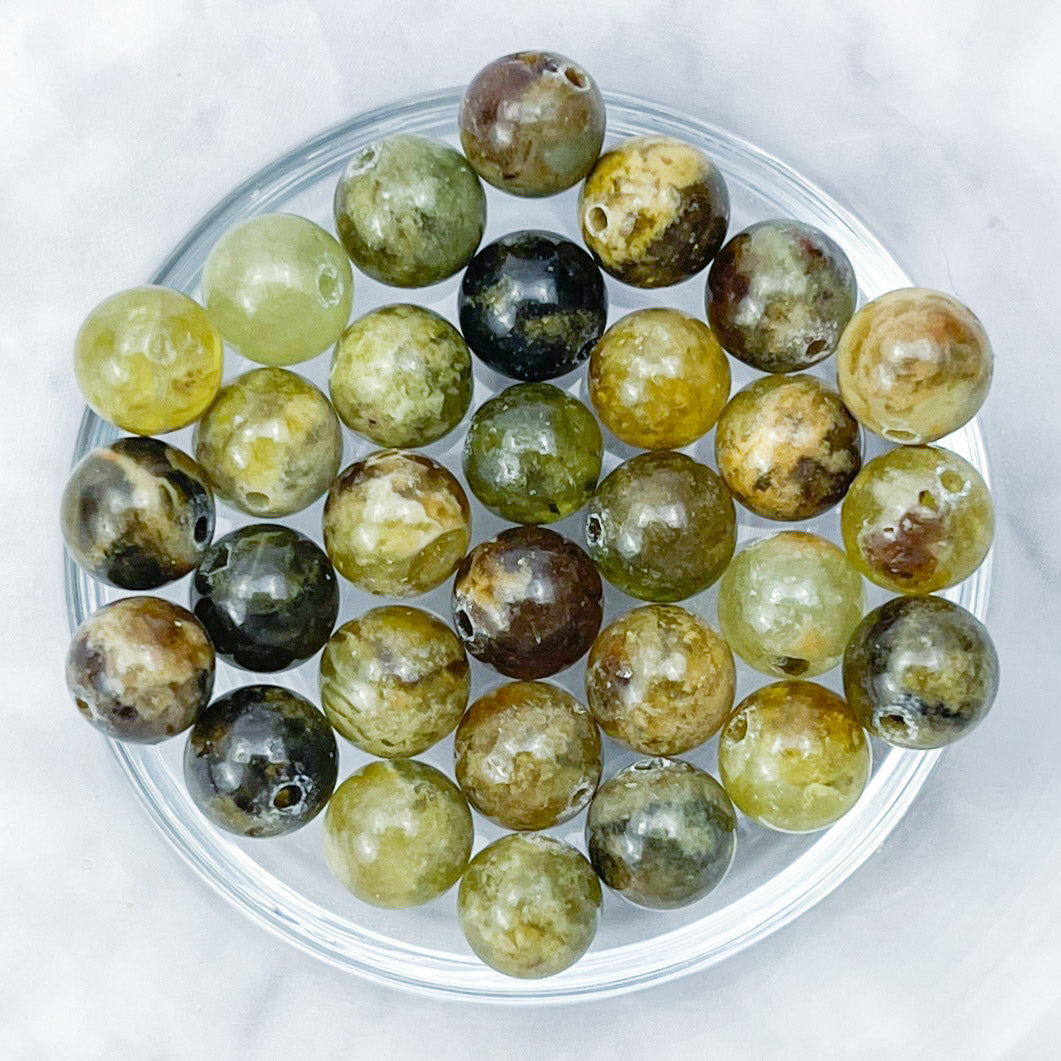 6mm HQ Green Garnet Bead Pack (10 Beads) R6