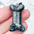 36mm Larvikite Dog Bone Pendant L8