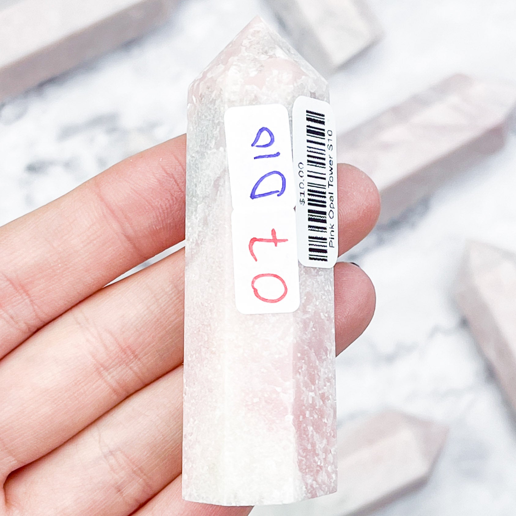Pink Opal Tower $10