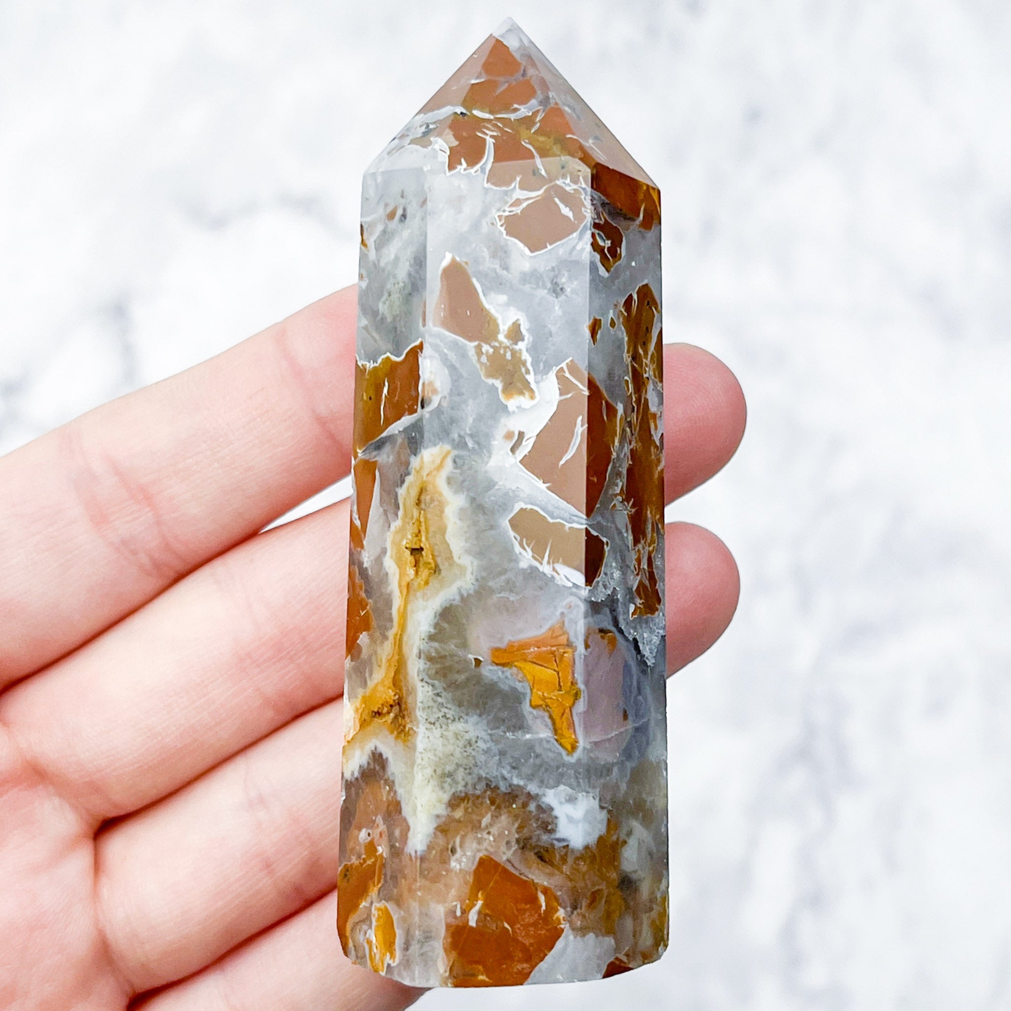 Indonesian Agate Tower F22