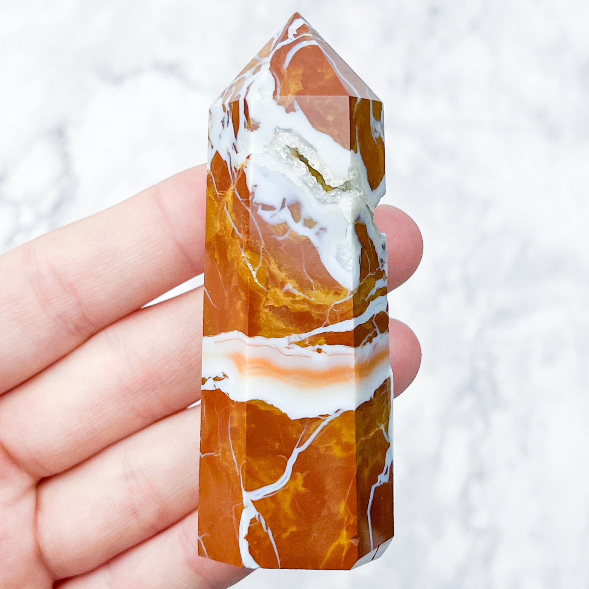 Indonesian Agate Tower E21